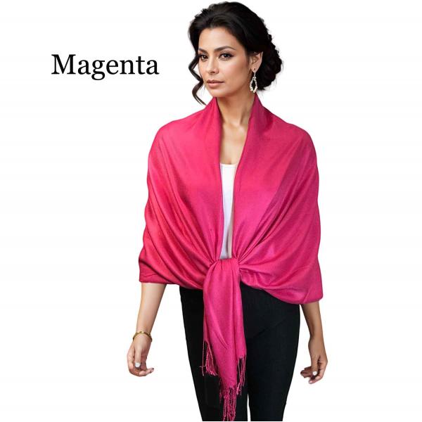 3697 - Pashmina Style Solid Color Wraps