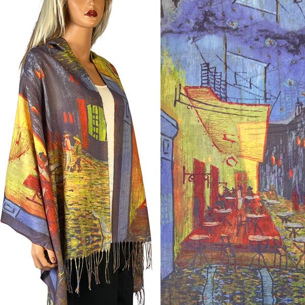 3196 - Sueded Art Design Shawls (Without Buttons)