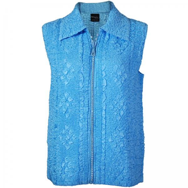 1367 - Diamond  Zipper Vests