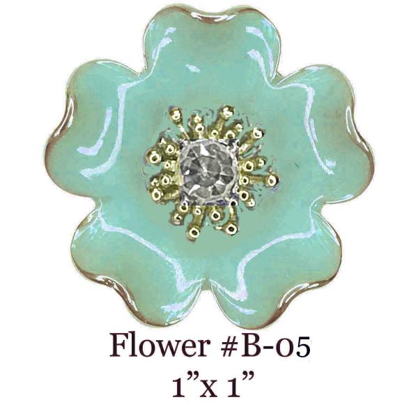 3700 - Magnetic Flower Brooches