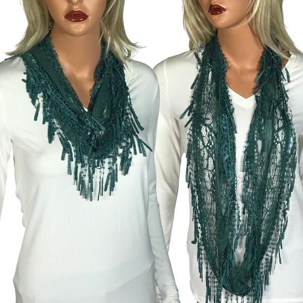 7777 - Victorian Lace Infinity Scarves