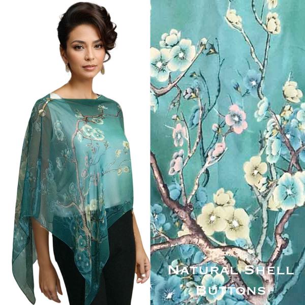 2451 - Silky Two Button Shawl