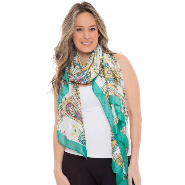 1316 - Light Satin Scarves