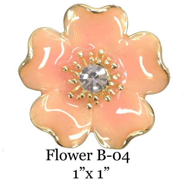 3700 - Magnetic Flower Brooches