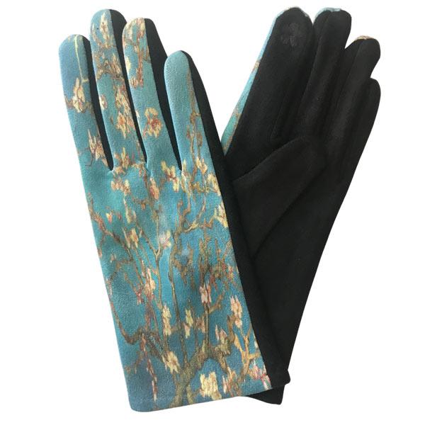 3709 - Art Design Touch Screen Gloves