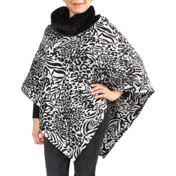 3759 - Fur Trimmed Ponchos 2023