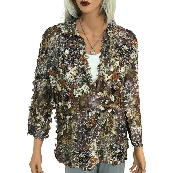 1258 - Petal Button Front Blouses