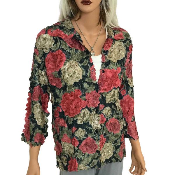 1258 - Petal Button Front Blouses