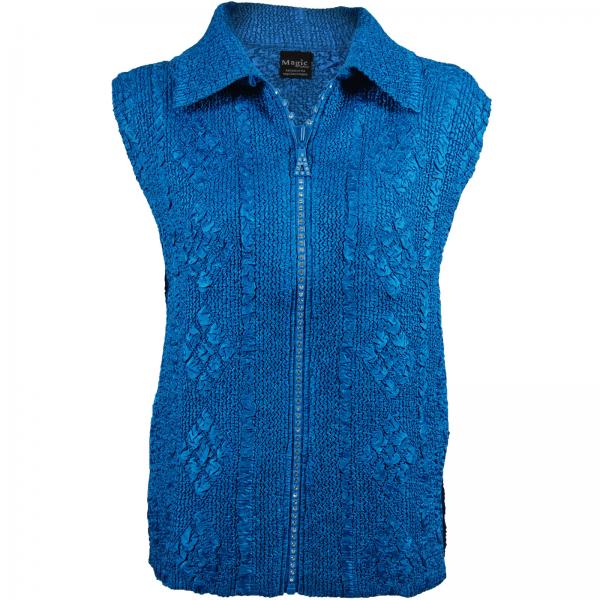 1367 - Diamond  Zipper Vests