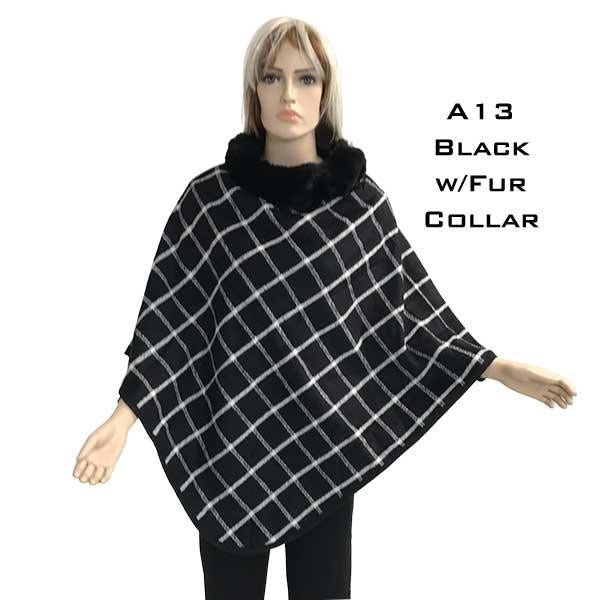 3527 - Assorted Autumn/Winter Ponchos