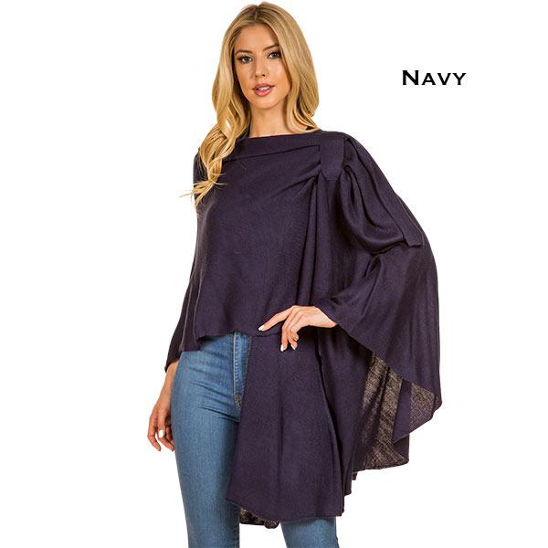 4213 - Cashmere Feel Loop Pull Thru Wrap