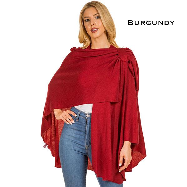 4213 - Cashmere Feel Loop Pull Thru Wrap