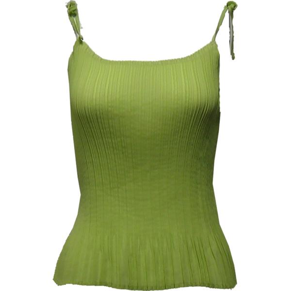 1119 - Georgette Mini Pleats Spaghetti Tanks