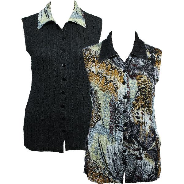 1732 - Reversible Magic Crush Button-Up Vests