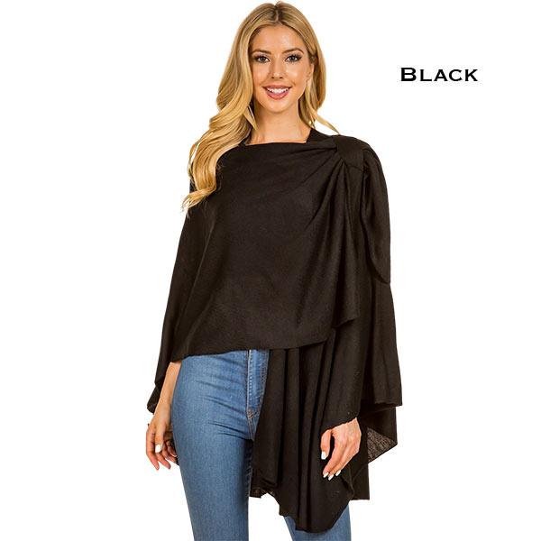 4213 - Cashmere Feel Loop Pull Thru Wrap