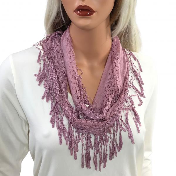 7777 - Victorian Lace Infinity Scarves