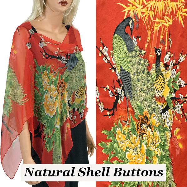 2451 - Silky Two Button Shawl