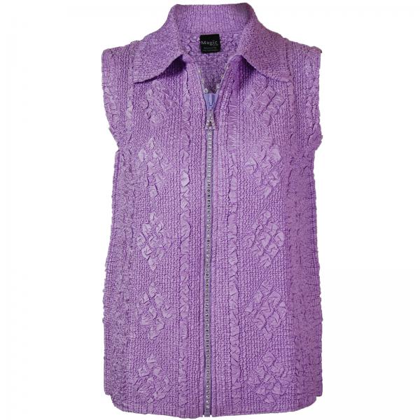 1367 - Diamond  Zipper Vests