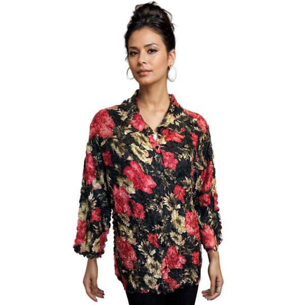 1258 - Petal Button Front Blouses