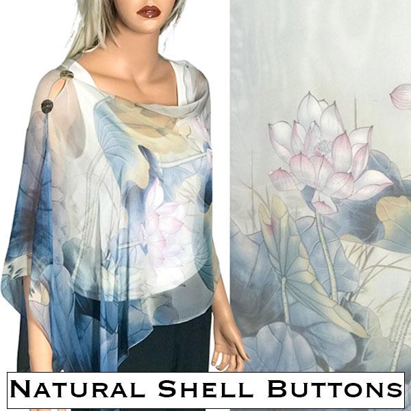 2451 - Silky Two Button Shawl