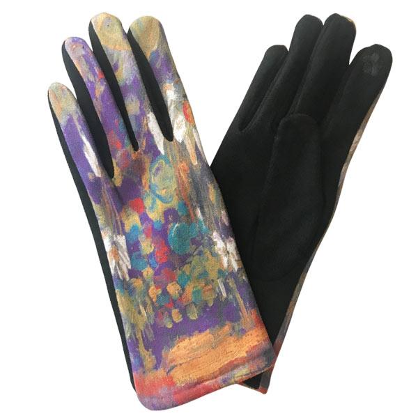 3709 - Art Design Touch Screen Gloves