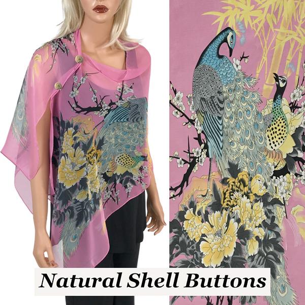 2451 - Silky Two Button Shawl