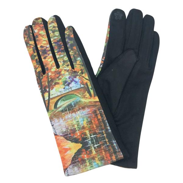 3709 - Art Design Touch Screen Gloves