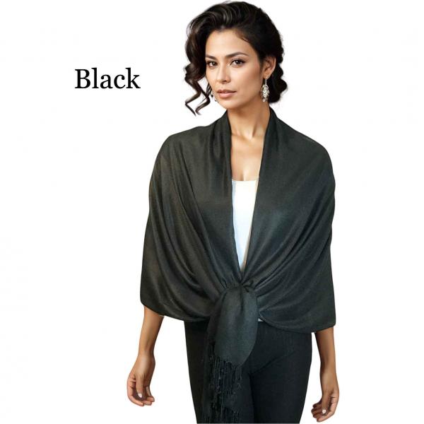 3697 - Pashmina Style Solid Color Wraps