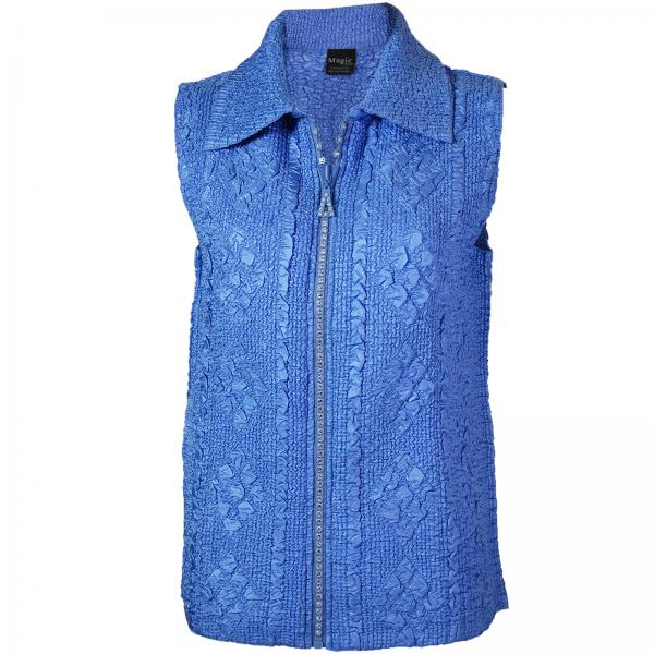 1367 - Diamond  Zipper Vests