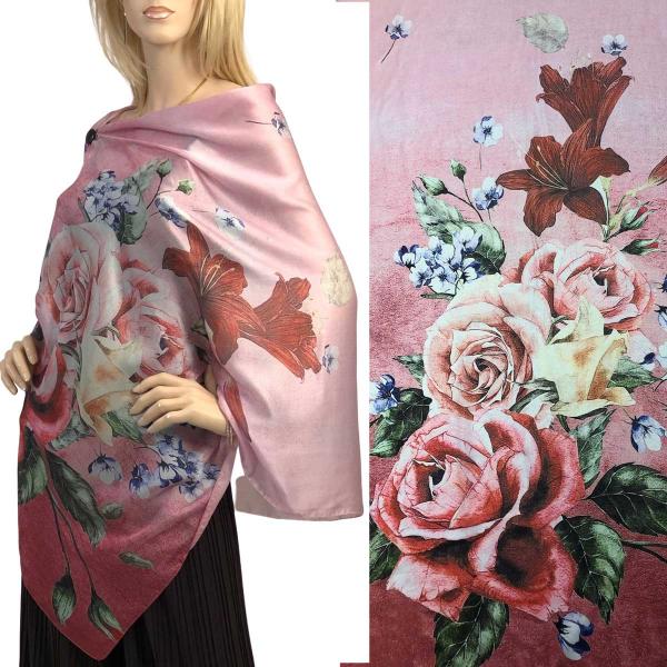 3226 - Satin Charmeuse Button Shawls