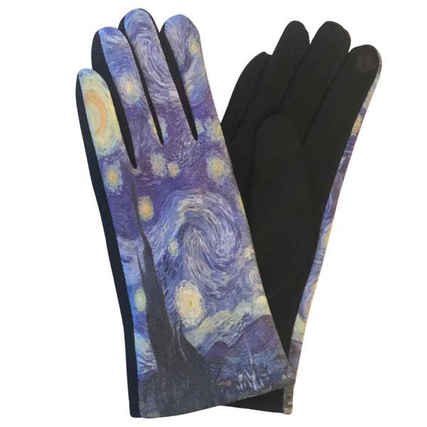 3709 - Art Design Touch Screen Gloves