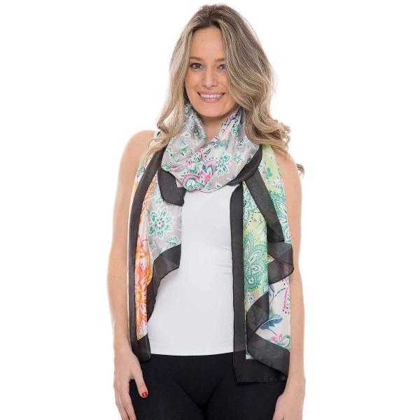 1316 - Light Satin Scarves