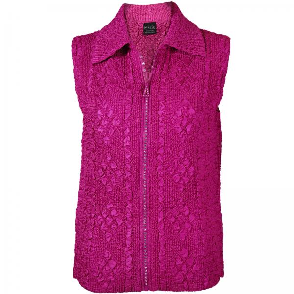 1367 - Diamond  Zipper Vests