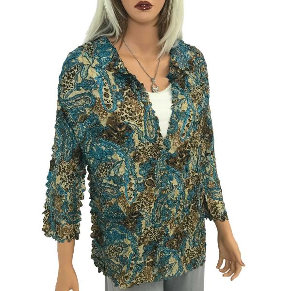 1258 - Petal Button Front Blouses