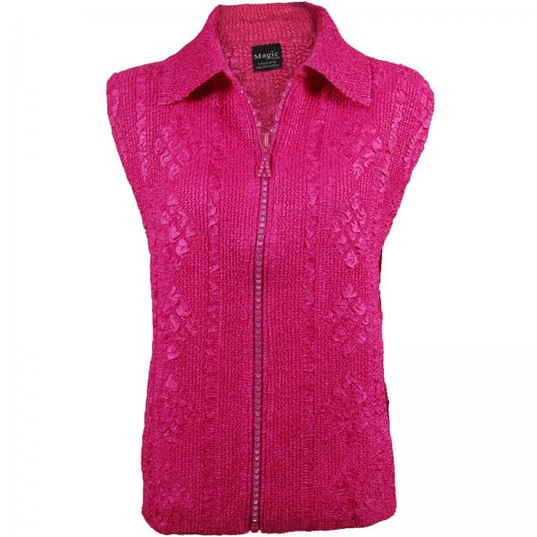 1367 - Diamond  Zipper Vests