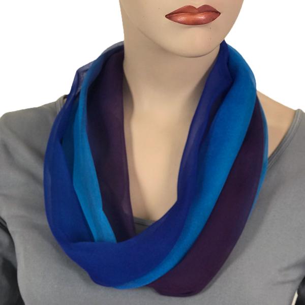 2901 - Magnetic Clasp Silky Dress Scarves