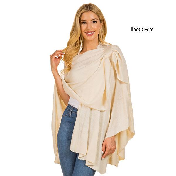 4213 - Cashmere Feel Loop Pull Thru Wrap