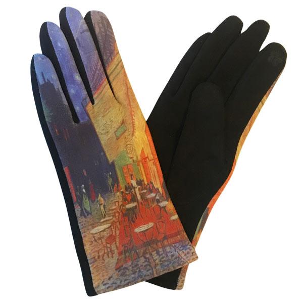 3709 - Art Design Touch Screen Gloves