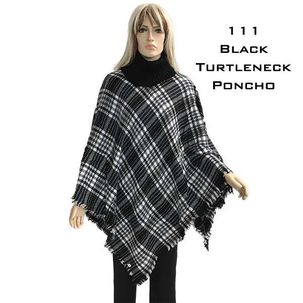 3527 - Assorted Autumn/Winter Ponchos