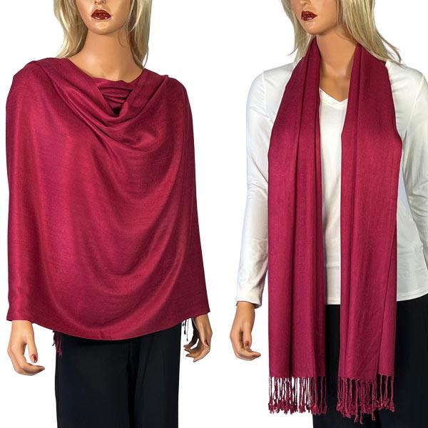 3697 - Pashmina Style Solid Color Wraps