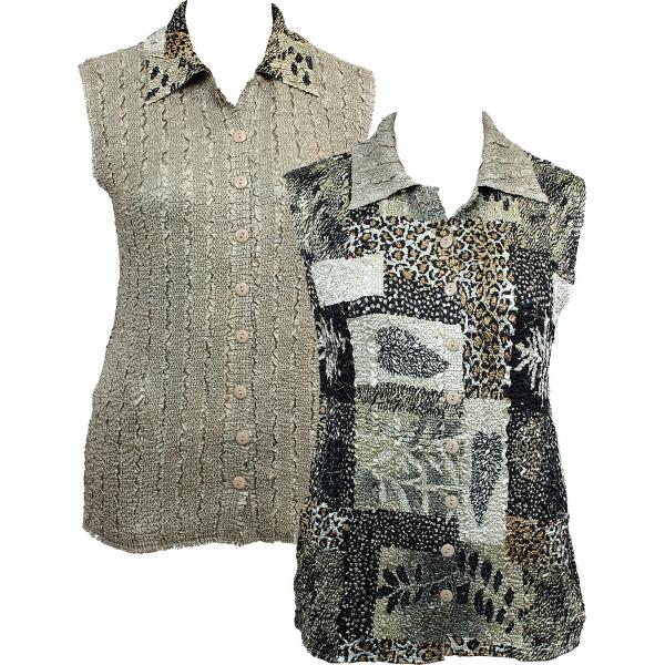 1732 - Reversible Magic Crush Button-Up Vests