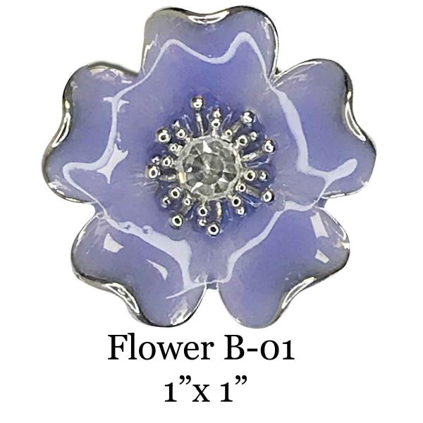 3700 - Magnetic Flower Brooches