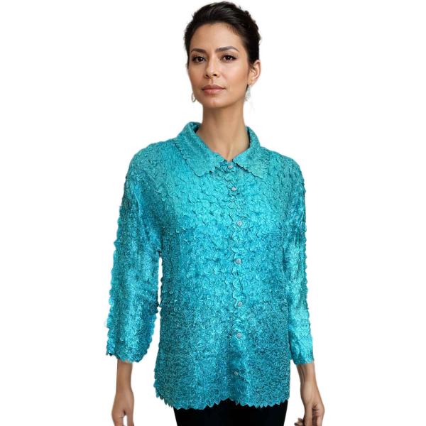 1258 - Petal Button Front Blouses