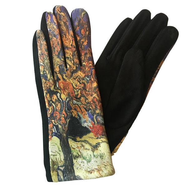 3709 - Art Design Touch Screen Gloves