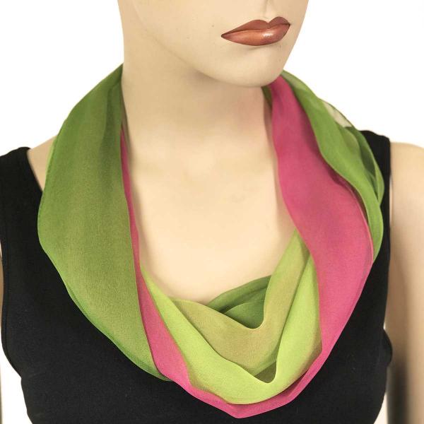 2901 - Magnetic Clasp Silky Dress Scarves