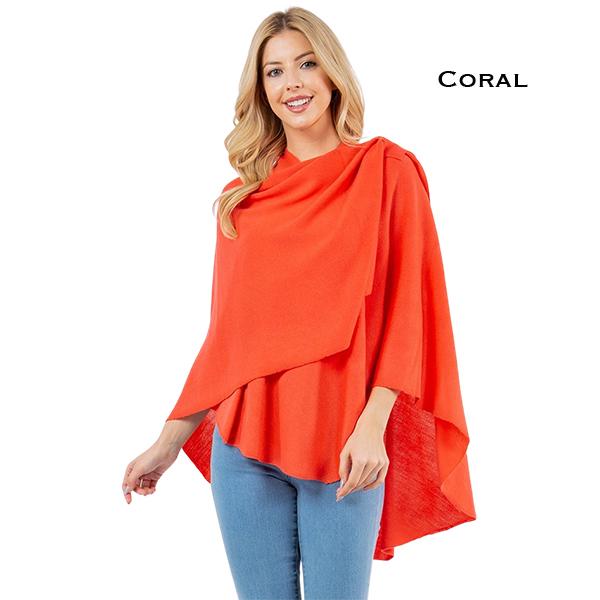 4213 - Cashmere Feel Loop Pull Thru Wrap