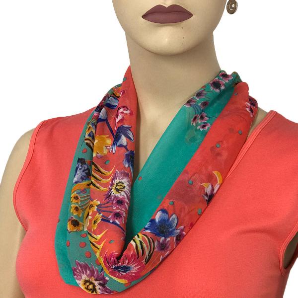 2901 - Magnetic Clasp Silky Dress Scarves