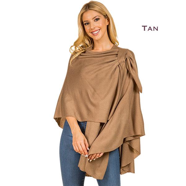 4213 - Cashmere Feel Loop Pull Thru Wrap