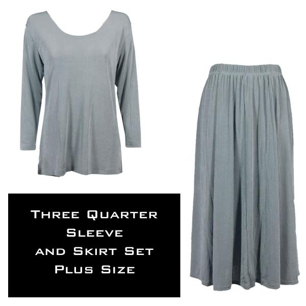 3430 - Slinky Skirt and 3/4 Sleeve Top Sets