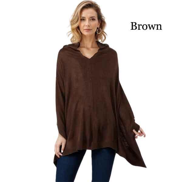 8672 - Cashmere Feel Ponchos